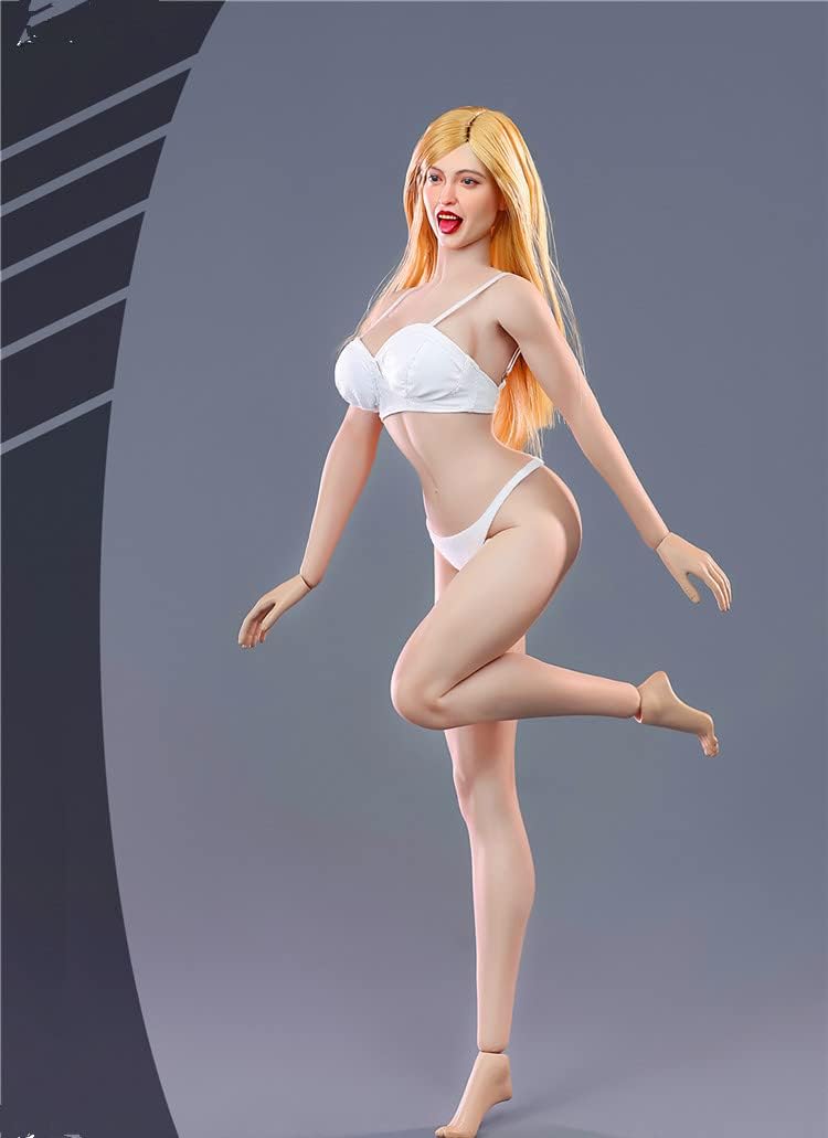 Fremego 1/6 Scale Female Clothes,Female Bras Underwear Clothing for 12inch PH TBL JO Seamless Action Figure Body (E)