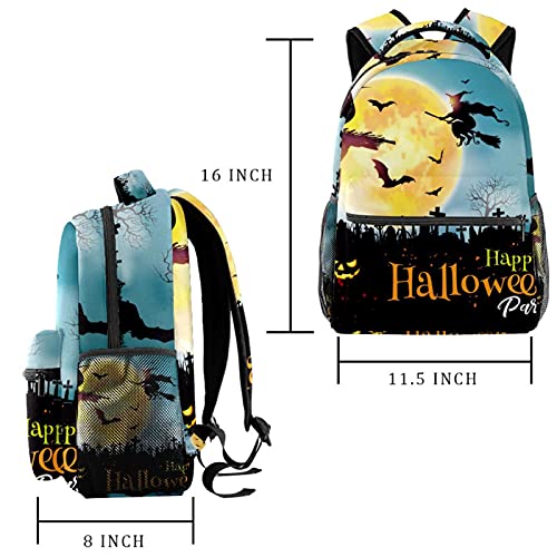 Sac à dos de voyage Halloween pour enfant avec filet pour gourde - 2