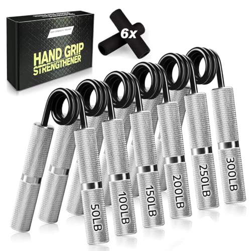 UUJOME 6-Pack Metal Grip Strengthener