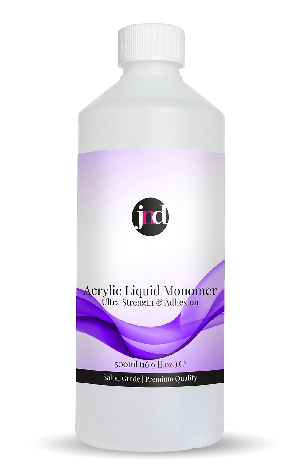 JND - Acrilico liquido monomero professionale, per nail art (500 ml, trasparente)