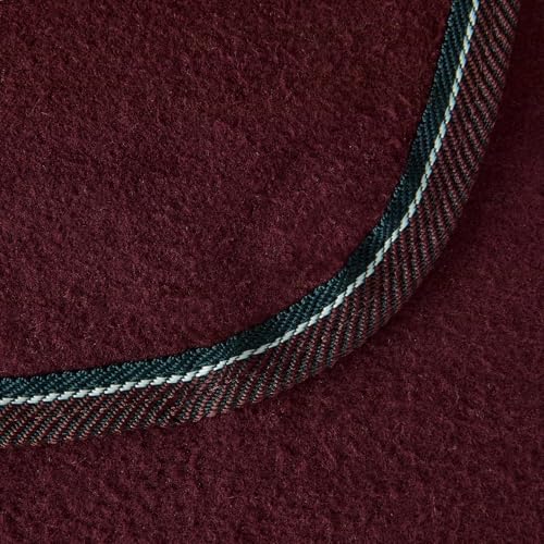 Image of Horze Kiel Fleece Quarter Sheet - Dark Red - Horse