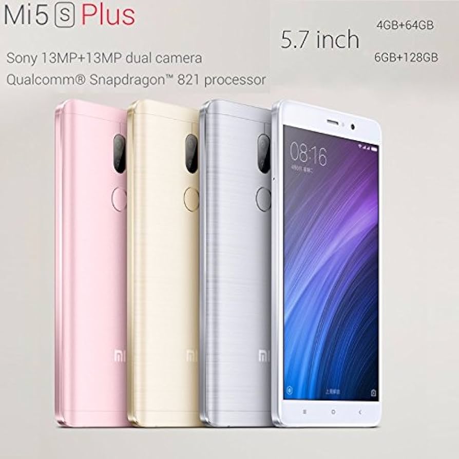 ANDROID - ☆超美品☆xiaomi mi 5s plus 64GB 4GBメモリ Original Xiaomi Mi5s Plus Mi 5s Plus 4G LTE Mobile Phone 4GB