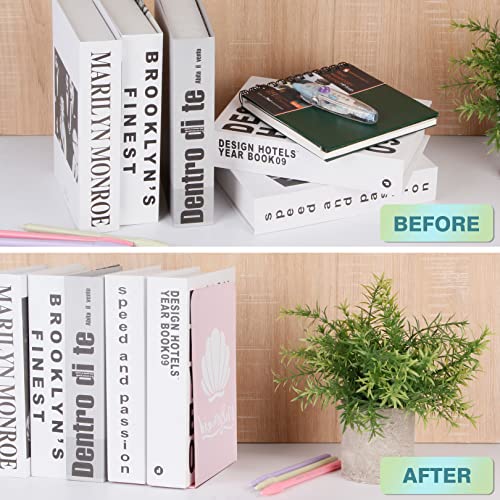 Zyners Bookends For Kids, Metal Bookends For Girls, Non-Skid Heavy Duty, Mermaid Cute Book Ends For Shelves Children(5.3 X 4 X 7.5 Inches) #TOP4