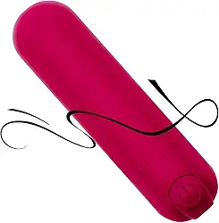 Mini massageador de costas portátil recarregável, massageador elétrico para as costas, relaxante, alivia a fadiga muscular, evita tensão muscular, envoltório de material de silicone (rosa)