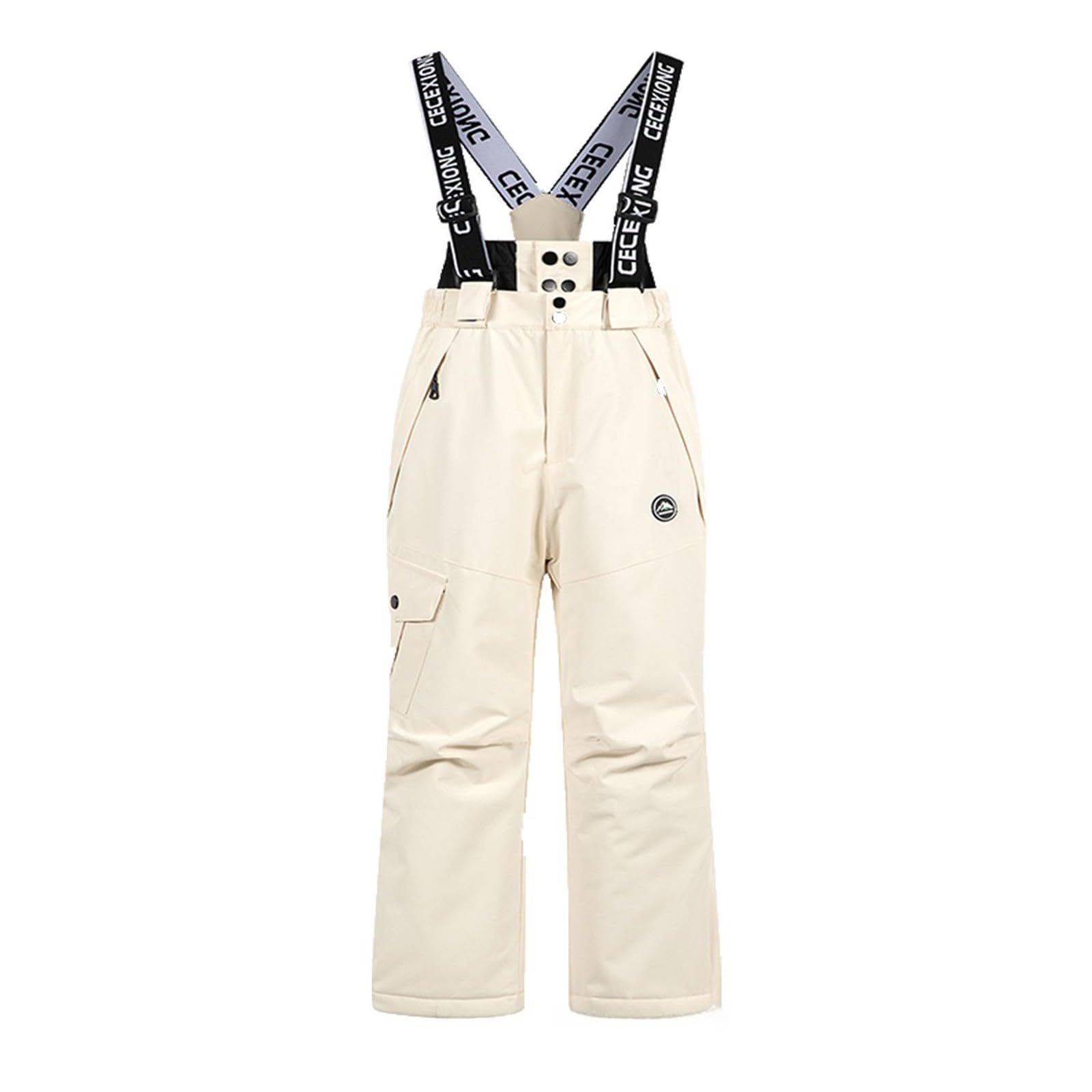Generisch Pantalon de neige pour enfants : pantalon de ski garçon imperméable pantalon d'hiver thermique pantalon de snowboard grandes tailles pantalon de randonnée à ski longue combinaison de ski