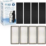 Value Pack: Air Purifier Filter set includes a total of 4 HEPA filters and 4 pre-filters. This comprehensive pack ensures that you have all the replacements you need for your Honeywell HEPAClean Air Purifier. Filter C Improved Air Quality: These filt...