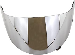 Motorcycle Helmet Lens, Face Shield Compatible with H-JC HJ-09 Motorcycle Helmet Lens Full Face Helmet Sun Visor (Color : Silver)