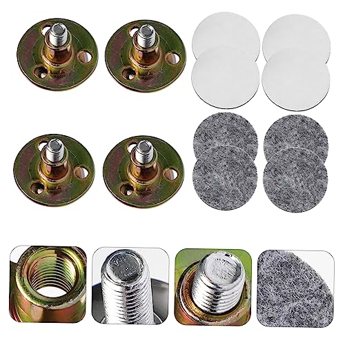 Niveladores de muebles ajustables UKCOCO para somier y soporte de cabecero metálico 4