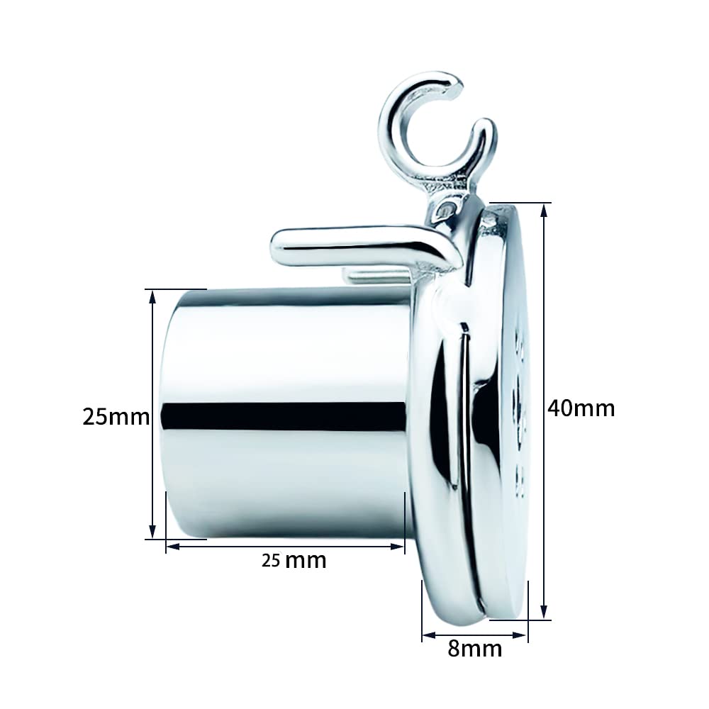 New Negative Inverted Stainless Steel Chastity Device Penis Cage with Invisible Lock FK-49 (Double-Ring 45mm): Single-ring 50mm