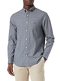  GANT D1. Reg Small Tartan-Camiseta de Sarga Camisa, Persian Blue, M para Hombre