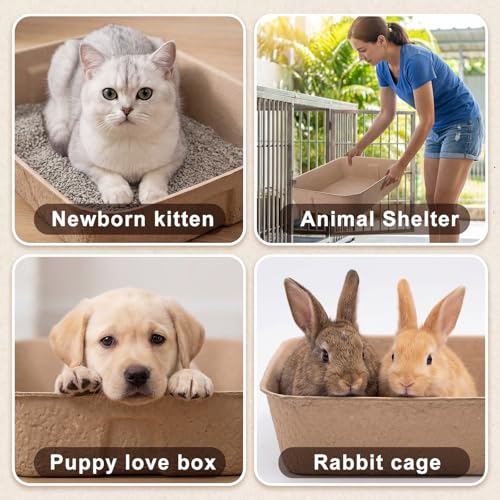 Caja desechable para gatos 20 pcs 16x12.6x3.7 pulg miniatura 6