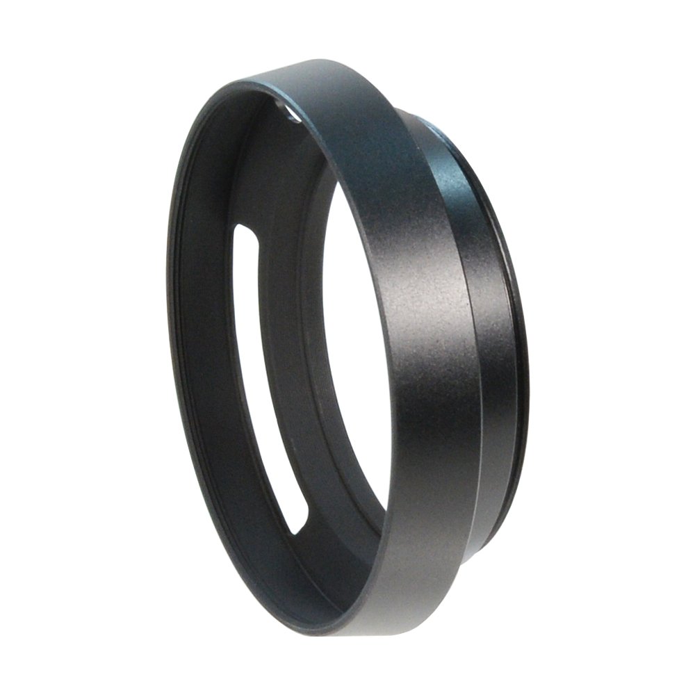 40.5mm Pro Angle Vented Metal Lens Hood Sun Shade Compatible with Leica, Contax, Zeiss, Voigtlander, Panasonic Lumix, Fujifilm, Olympus, Nikon, Sony, Pentax, Samsung, Sigma