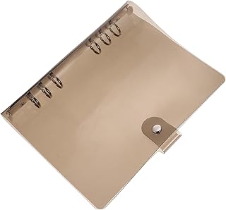 Ciieeo 1 PC Pasta Caso Portátil Caso Colorido Fichário Clipes Notebook 6 Anel Fichário Folha Solta Caderno Papel Fichário Bloco De Notas Proteção Diário Capa Caso De Folhas Soltas Chique