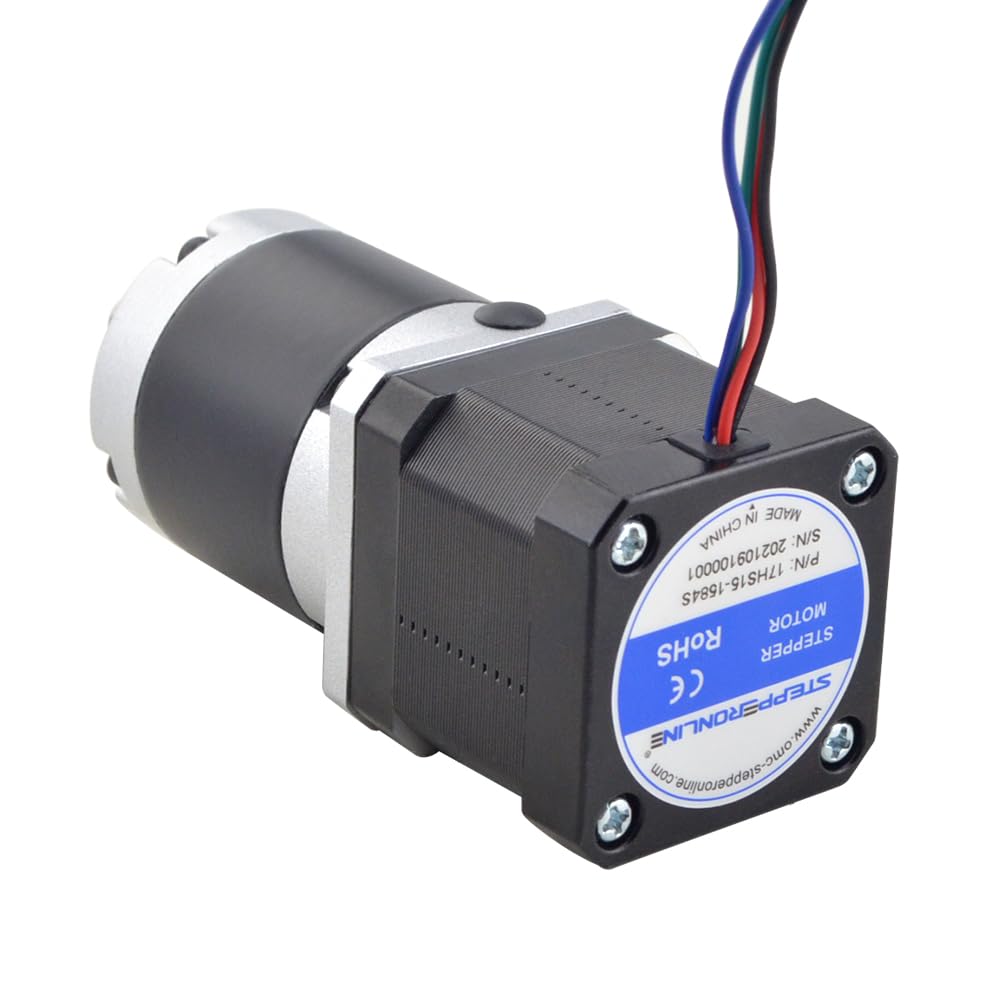 STEPPERONLINE Nema 17 Getriebe Schrittmotor L=39mm 50:1 50arcmin