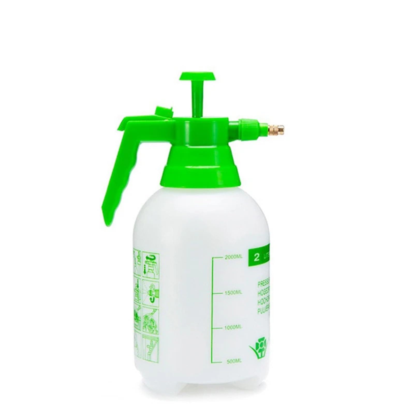DSFIHJO Hand Press Water Sprayer - 2L Garden Watering Can With Adjustable Head For Plants And Potted Flowers Air Compressed Pump(2L White)