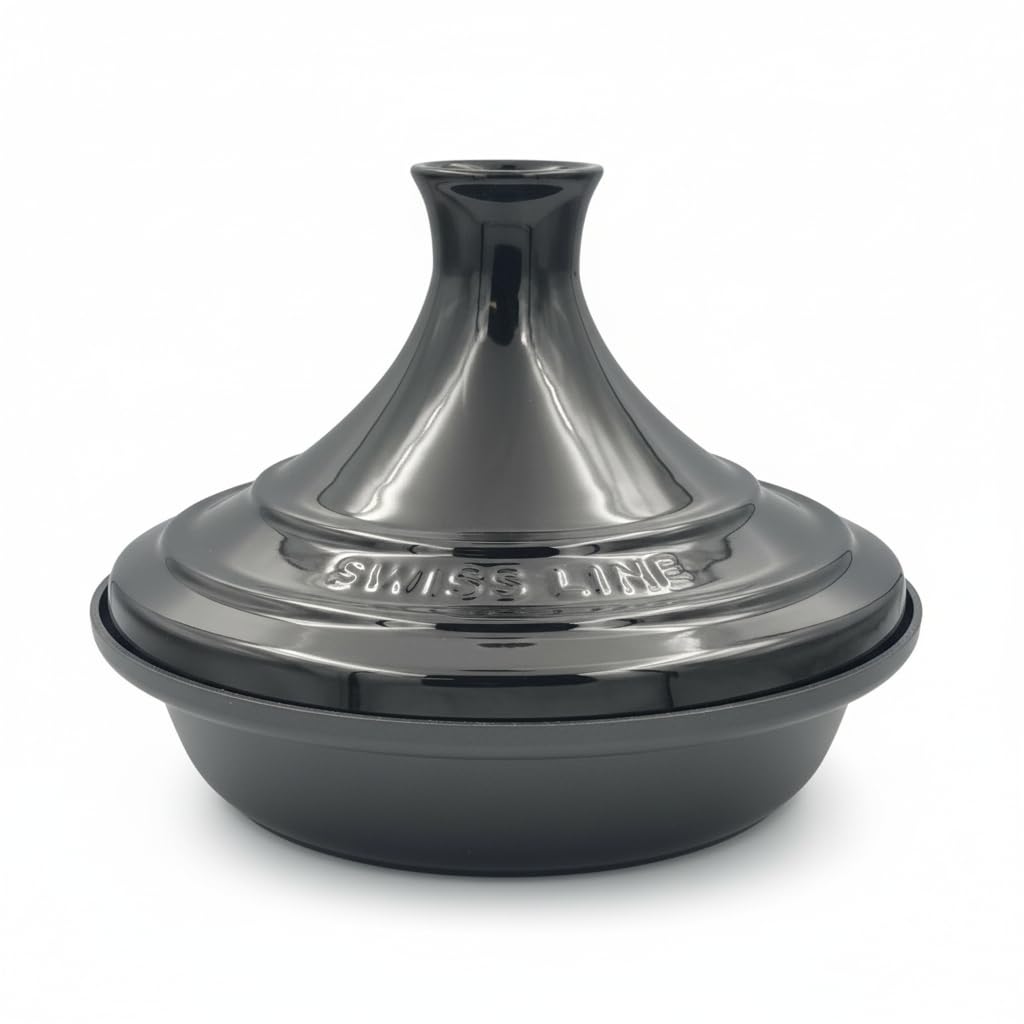 Swiss Line Tajine, 33 cm, nero in alluminio