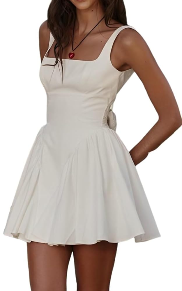 ワンピース LOW CLASSIC : 25SS / PLEATED MINI DRESS (2COLORS) ワンピース LOW CLASSIC : 25SS / PLEATED MINI DRESS (2COLORS