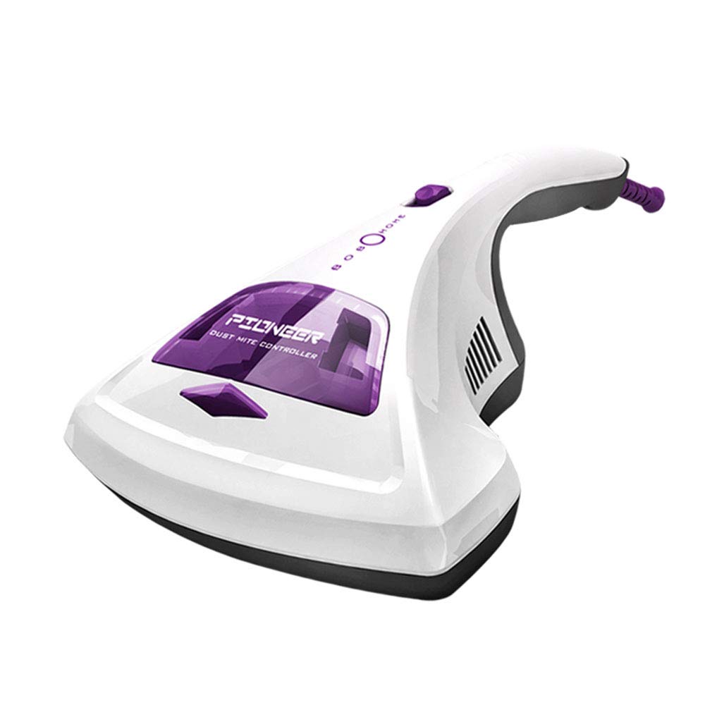 Aspirador portátil a Prueba de Polvo UV con Potente eliminador de ácaros de succión de filtración para colchones, Almohadas, sofás de Tela y colchoneta