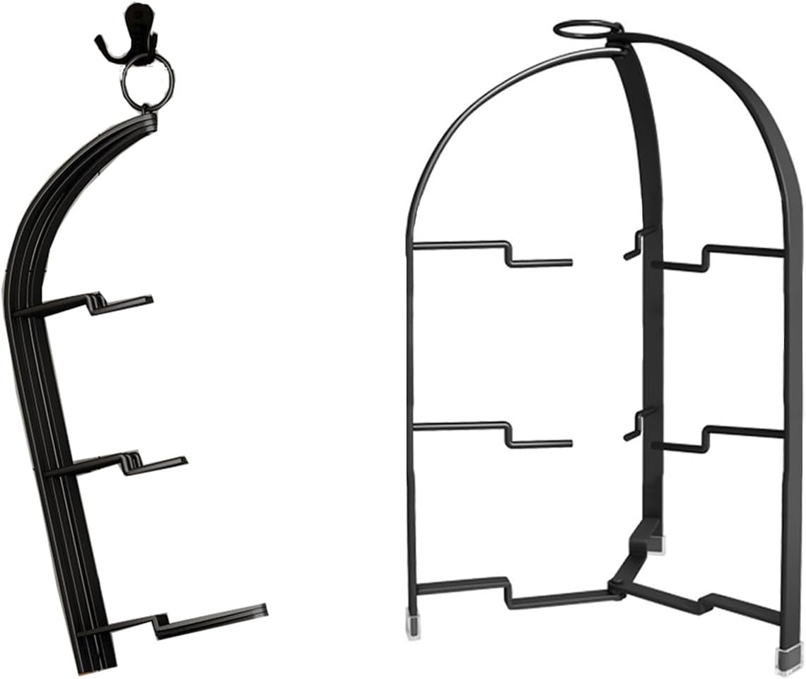 Amazon.com - 3 Tier Pie Plate Stand - Solid Satin Black Wrought Iron ...