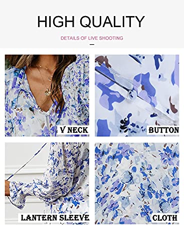 Eogrokerr - Camicetta da donna in chiffon, stile