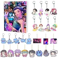Advent Calendar 2025 Kpop D_demon H_Hunters Calendrier de l'Avent 2025 avec 24 porte-clés et jouets à collectionner, décorations cadeaux pour garçons, filles, adolescents