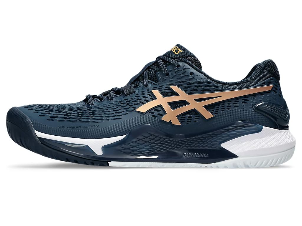 ASICS Resolution 9 Uomo Homme Chaussures de Tennis Blanc Bleu