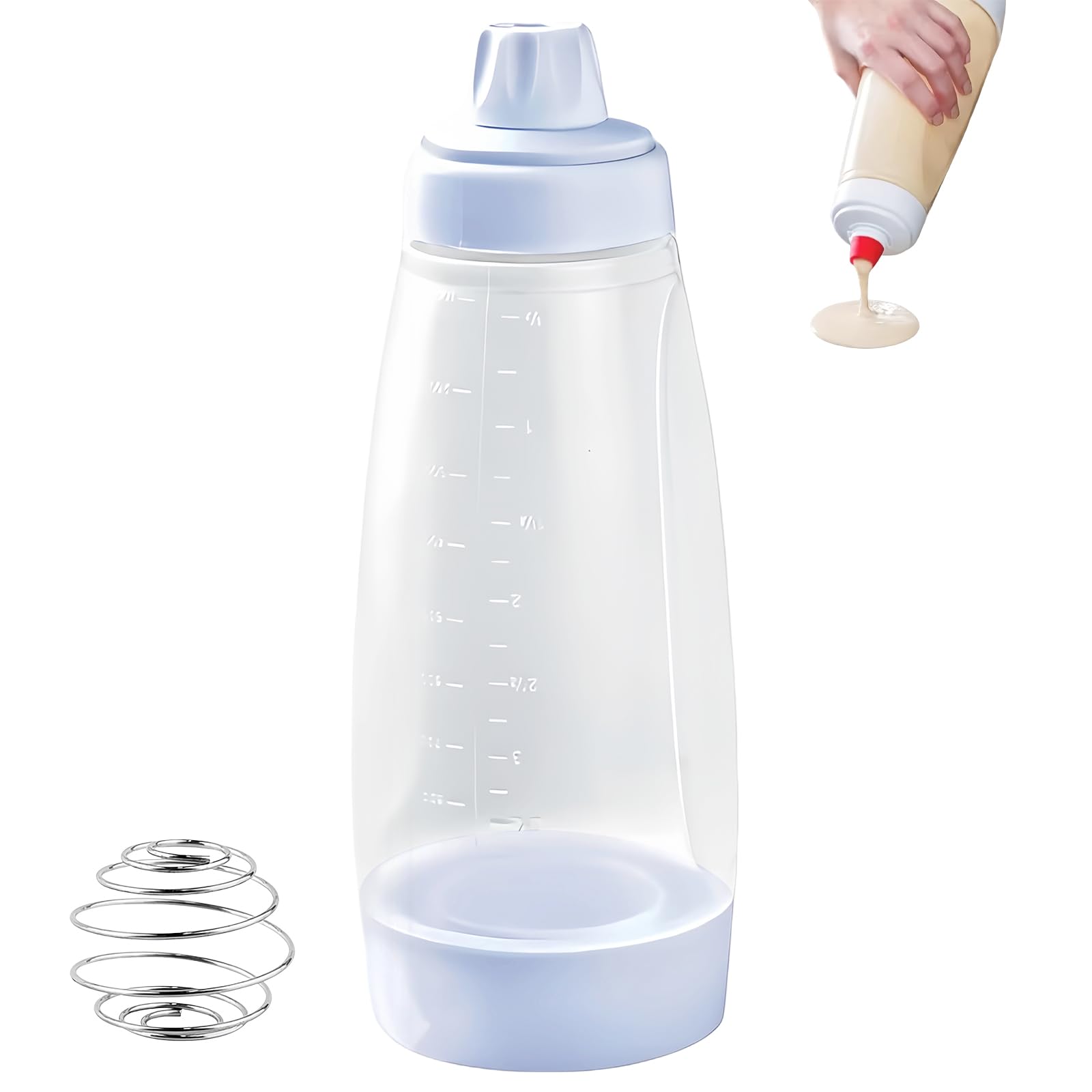 Pancake Batter Dispenser with Measurement Marks