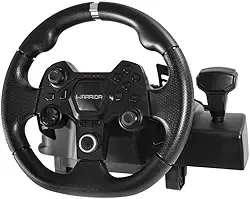 Warrior- JS090 Artaxes Volante Gamer com Force Feedback e Pedal