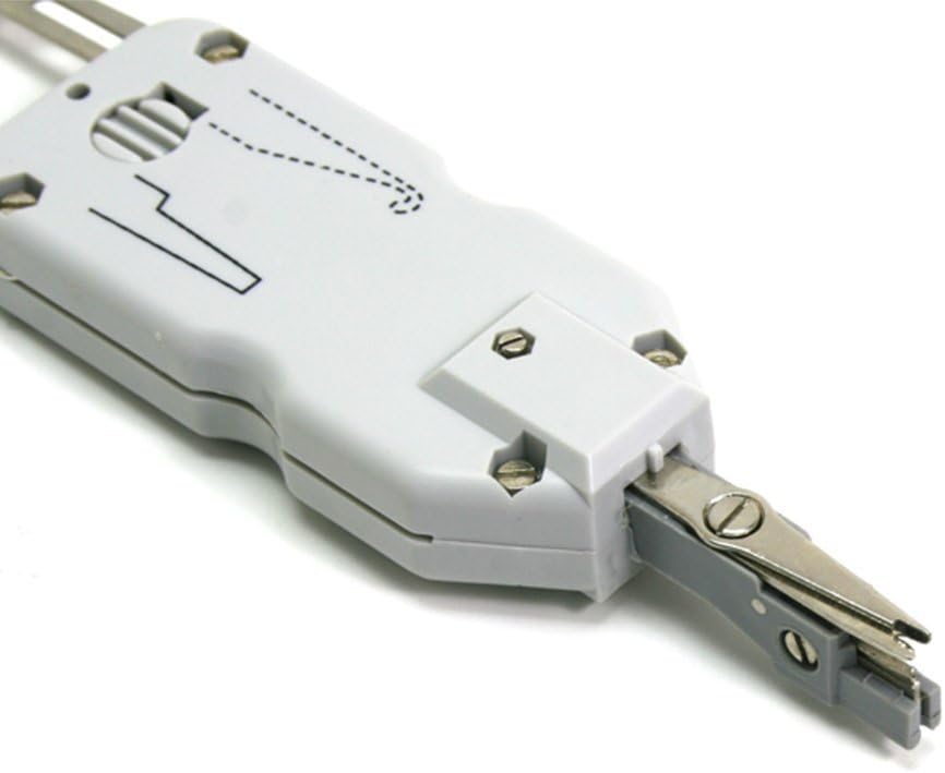 Mini Telephone Krone Tool. Terminates and Trims Wires with one Low-Impact Punch.RJ45 LAN Cat5e Cat6/Telephone Insertion