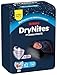 HUGGIES DryNites saugfähige Nachtwindeln bei Bettnässen, Für Jungen 4-7 Jahre (17-30 kg), 64 Stück, Jumbo Monatspackung
