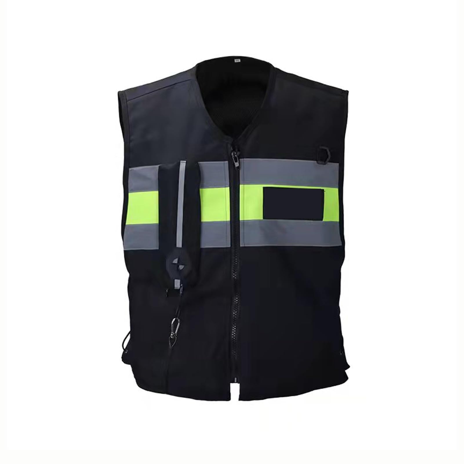 Chaleco De Airbag De Motocicleta for Adultos Montar Chaqueta Protectora Con Bolsas De Aire 0.2s Expanden Bolsas De Aire Se Puede Reutilizar(Black,XXL)