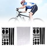USO MULTIUSO: Este juego de pegatinas es adecuado para la mayoría de las bicicletas y estas pegatinas se pueden usar para decorar sus propios objetos.