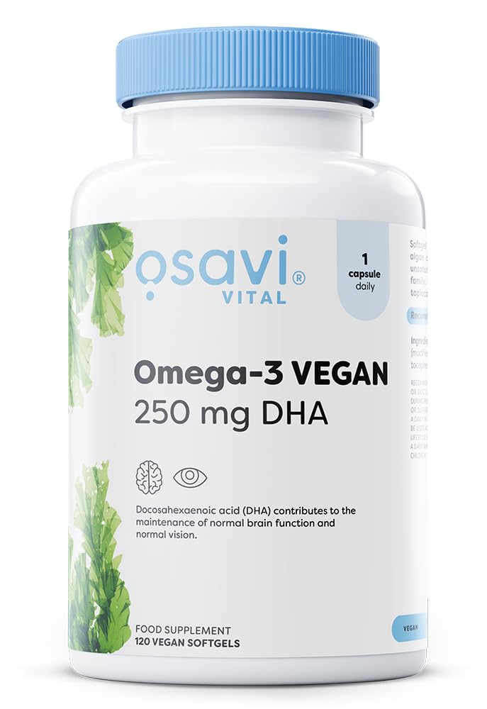 Osavi - Omega-3 Vegan, 250Mg Dha 120 Vegan Softgels