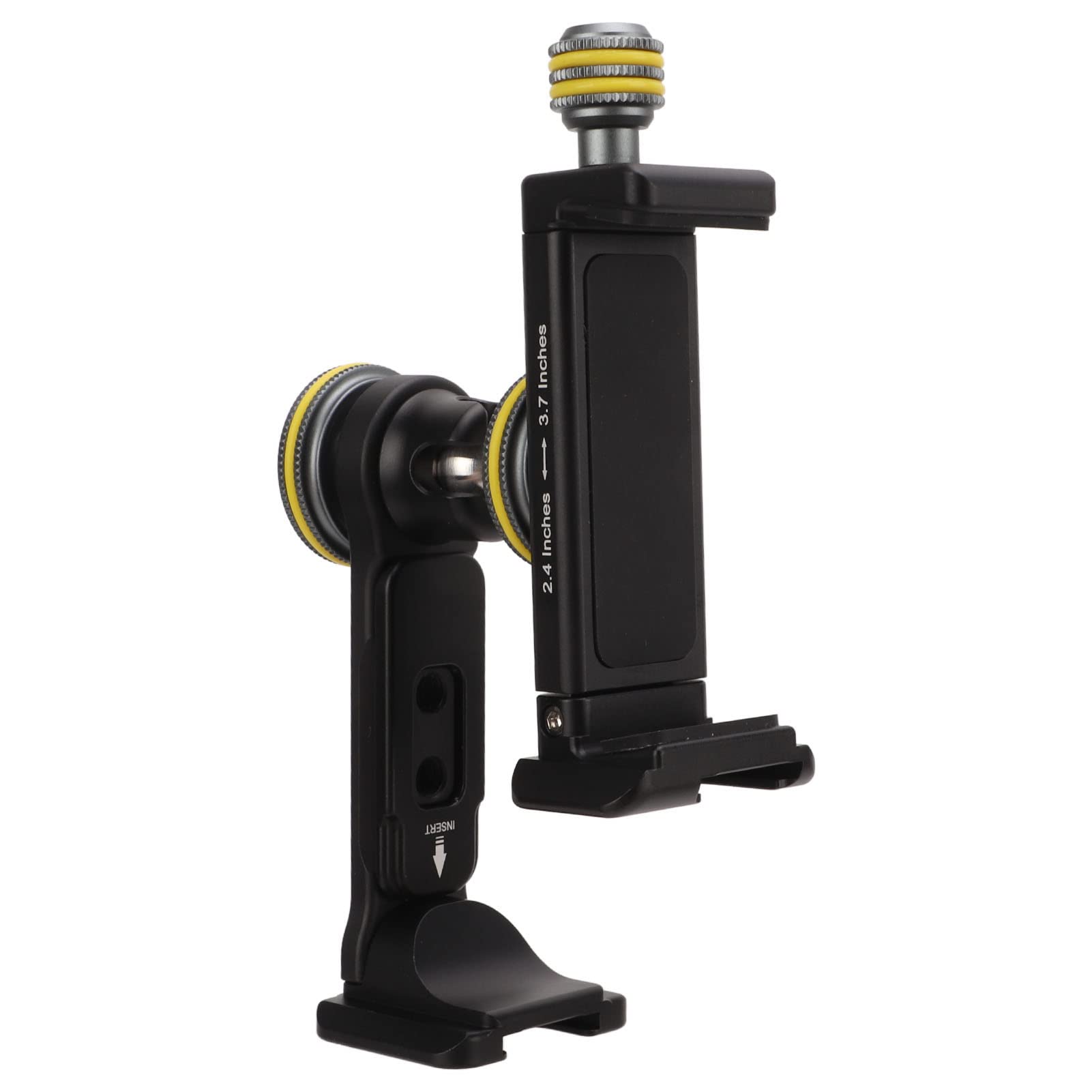 VELEDGE V3 Supporto Universale per Treppiede per Telefono Cellulare in Lega di Alluminio con Rotazione di 360 Gradi per Video Live Vlog