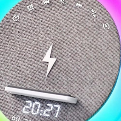 Enceinte nomade polyvalente avec éclairage veilleuse et support intégré