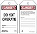 S4002 Do Not Operate Safety Tag Lockout Tags