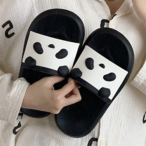CEINOM Kawaii Panda Slippers for Women Pillow Cloud Slides indoor Outdoor Bathroom Shower Shoes Home House Slippers3