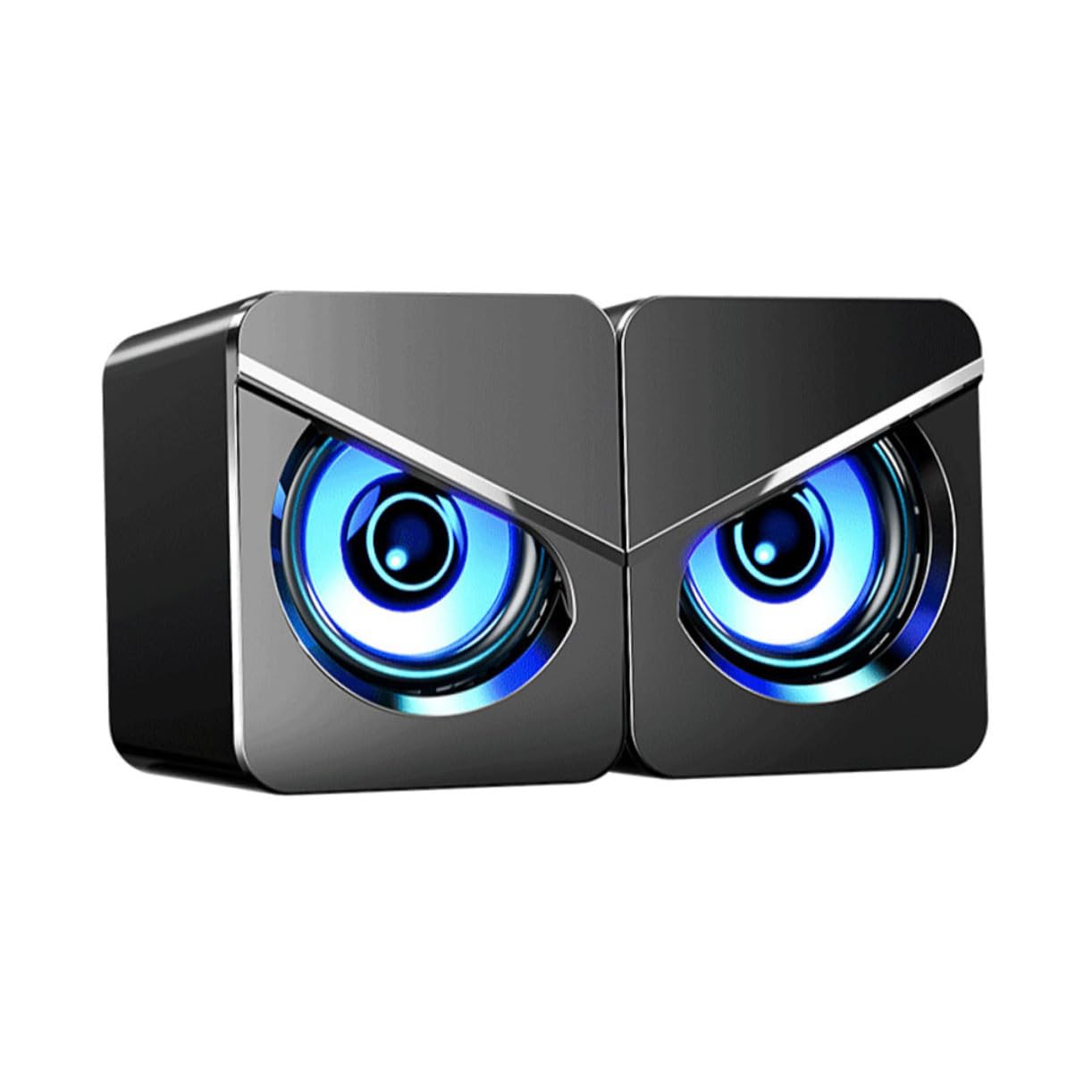 NUOBESTY Casse per Computer Desktop USB 3w Nero in ABS Stereo