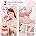 Epilator for Women, Smooth Glide Epilator Facial Hair Remover for Women with 2 Speed & LED Light, Electric Facial Hair Removal Suitable for Face, Bikini Areas, Underarms, Arms, Legs