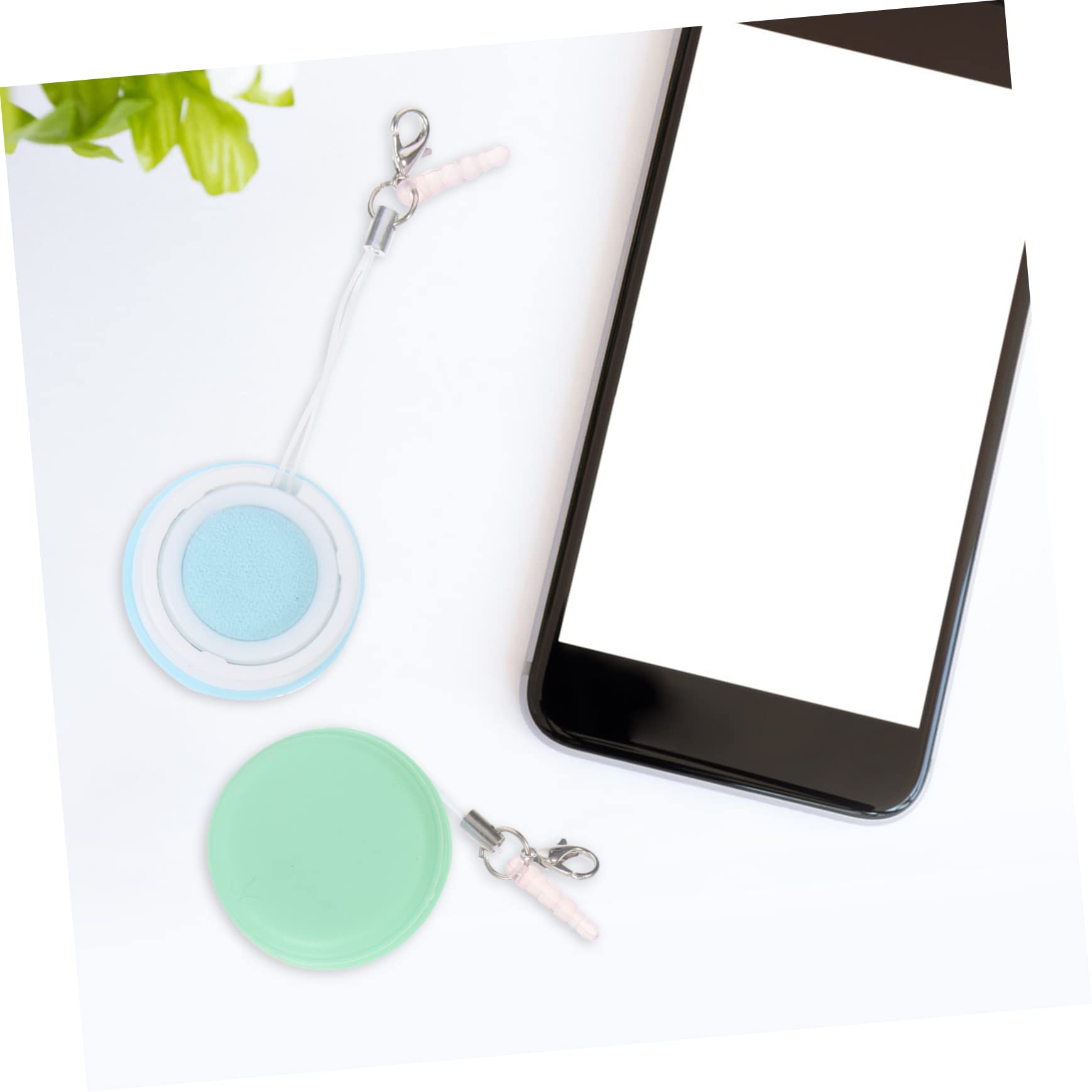 Healeved 4 Set Di Simpatici Detergenti Per Lo Schermo Del Telefono Con Design Macaron Facili Da Trasportare Con Cordino 8 Pezzi * 4