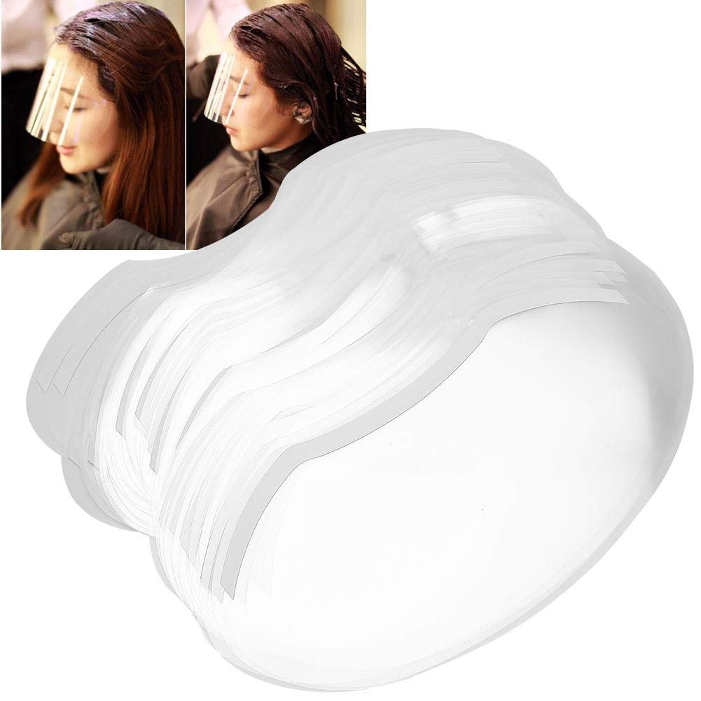 Protector Facial de Laca Para El Cabello, 100 Piezas Profesional Transparente Para Peluquería Peluquería Tinte Para El Cabello, Protección Para La Cara Ojos