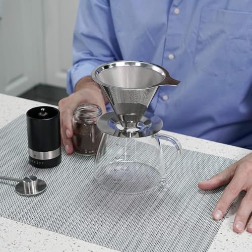 Watchget Kaffeesieb 250µm Edelstahl - Für Perfektes Kaffeepulver | Kaffeemahlsieb