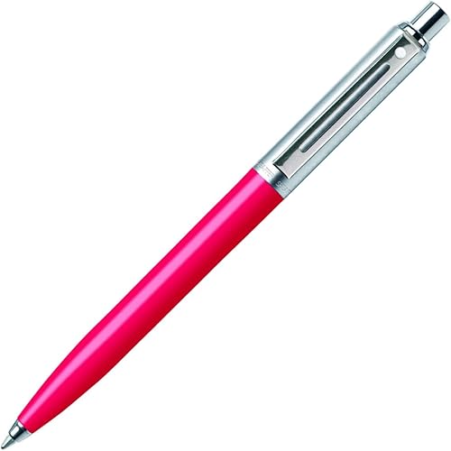 Sheaffer E23216551CS Sentinel - Bolígrafo con tapa de cromo cepillado, color rosa oscuro