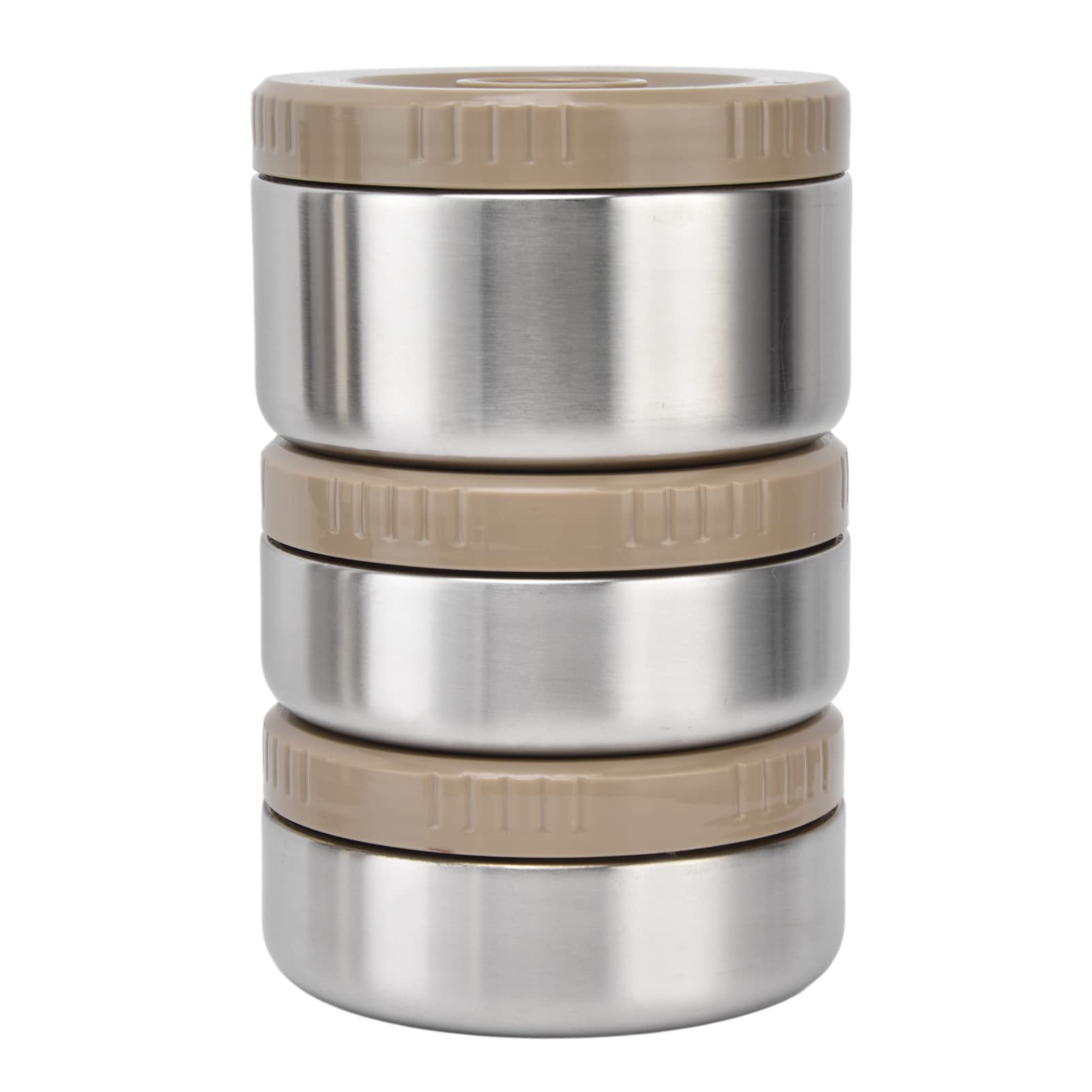 Portapranzo Isolato Sotto Vuoto in Acciaio Inossidabile 304 da 2000 Ml - Design Portatile a 3 Strati per Freschezza e Ritenzione del Calore di Lunga Durata (#2)