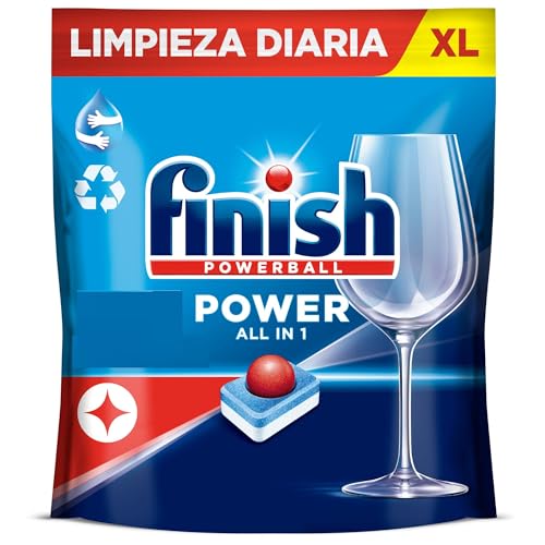 Finish Powerball Power All in 1 Pastillas para el lavavajillas Regular 62 pastillas