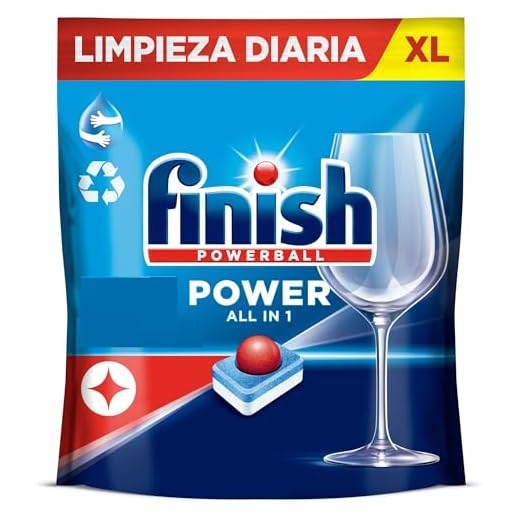 Finish Powerball Power All in 1 Pastillas para el lavavajillas Regular 63 pastillas