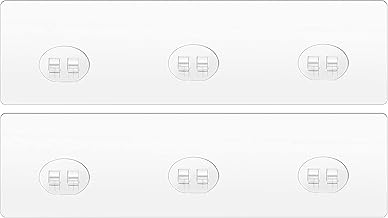 WLLHYF Pack of 2 Shower Caddy Adhesive Replacement, Transparent Adhesive Hooks, Strong Sticker Hooks for Bathroom, Shower, Soap Dish, Hanging Hooks, Kitchen Accessories