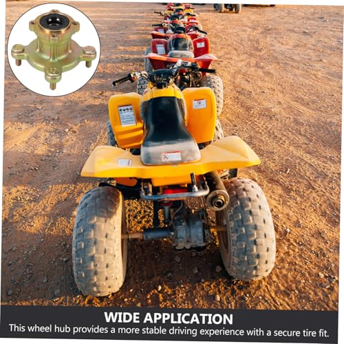 Cubo de rueda delantera para ATV que elimina vibraciones en el eje con orificios precisos 5