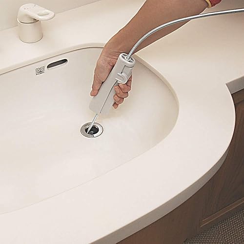 Miniatura 7 de Azuma AZ473 Drain Pipe Cleaning Brush, Pipe Cloging, Senka Wire Total Length 13.1 ft (4 m), Eliminates Clogs Without Removing Plumbing