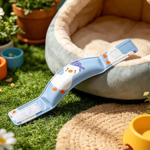 Pack de hielo para perros con cubre cuello transpirable y ajustable para verano 7